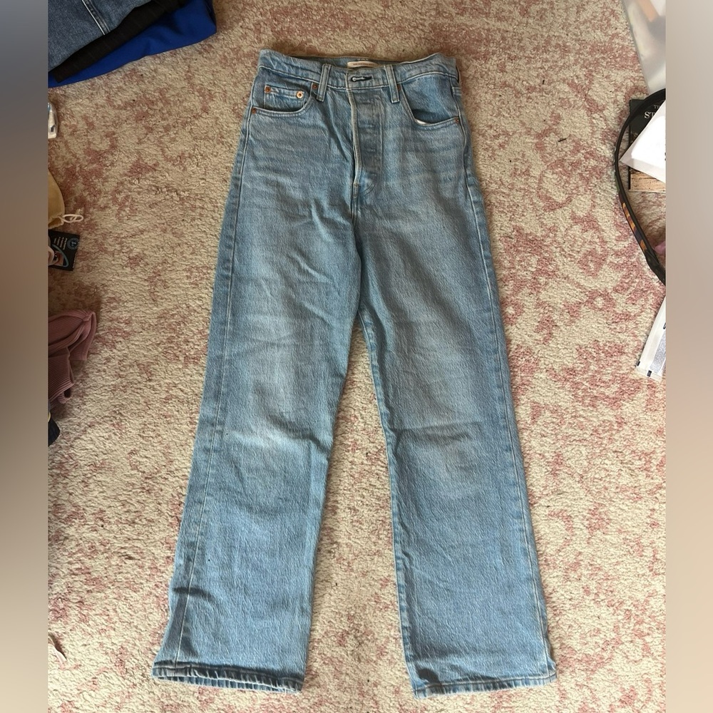 Levi’s ribcage bootcut Light Blue Denim Jeans